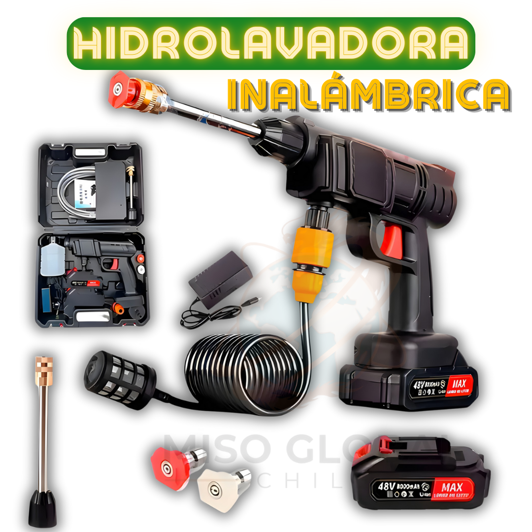 Hidrolavadora Inalámbrica con una batería